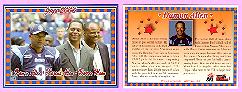 picture of 2006 Jogo Damon Allen special card - Damon Allen / Marcus Allen / Warren Moon