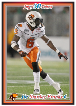 2009 Jogo CFL Paul Woldu #35