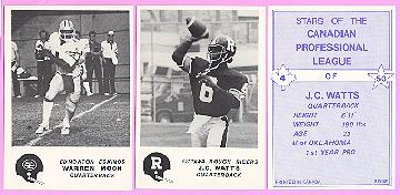 picture of 1981 Jogo CFL football cards