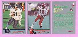 picture of 1992 Jogo CFL football cards