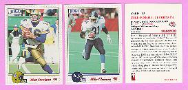 picture of 1993 Jogo CFL football cards