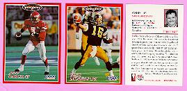 picture of 1996 Jogo CFL football cards