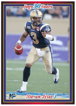 2010 Jogo CFL  sample card front