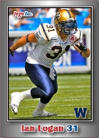 2012 Jogo CFL  sample card front