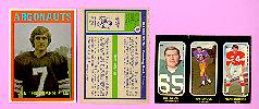 picture of 1972 OPC CFL football cards