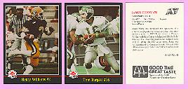 picture of 1988 Jogo Black League Variation CFL football cards