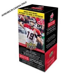 2015 Upper Deck CFL Football Blaster box