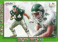 2013 Jogo Saskatchewan alumni Roger Aldag card front