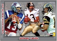 2016 Jogo CFL alumni Anthony Calvillo card front