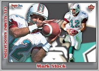 2017 Jogo CFL alumni Mark Stock card front