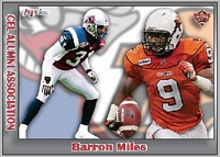 2017 Jogo CFL alumni Barron Miles  card front