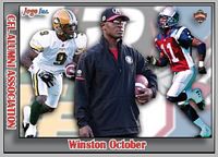 2019 Jogo CFL alumni Winston October card front