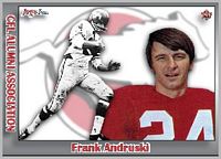 2020 Jogo CFL Frank Andruski alumni card front