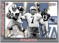 2021 Jogo CFL Don Jonas alumni card front