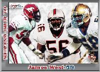 2014 Jogo CFL alumni James West card front