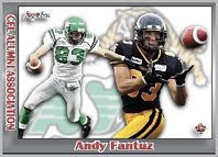 2022 Jogo CFL Andy Fantuz alumni card front