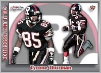 2023 Jogo CFL  alumni Tyrone Thurman card front