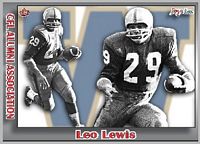 2020 Jogo CFL Leo Lewis alumni card front