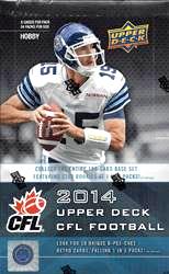 2014 Upper Deck CFL Football Cards foil box