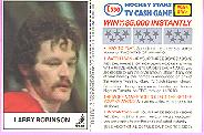 83-84 Esso Hockey Larry Robinson