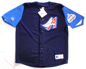 Anaheim Angels light blue replica baseball jersey