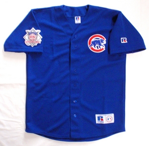 Chicago Cubs blue replica baseball jersey