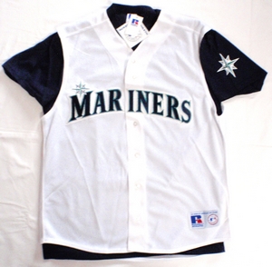 Seattle Mariners white replica baseball jersey