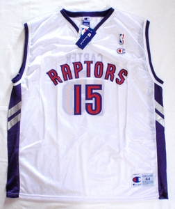 Vince Carter Toronto Raptors white replica basketball jersey