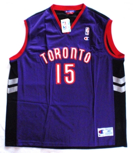Vince Carter Toronto Raptors purple & black replica basketball jersey