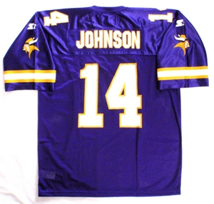 Minnesota Vikings NFL replica football jersey back