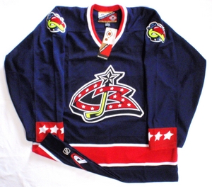 Columbus Blue Jackets authentic pro hockey jersey