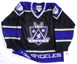 Los Angeles Kings authentic pro hockey jersey