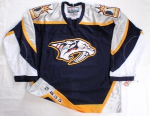 Nashville Predators authentic pro hockey jersey