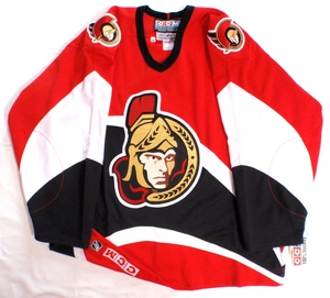 Ottawa Senators authentic pro hockey jersey