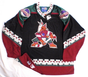 Phoenix Coyotes semi-pro hockey jersey