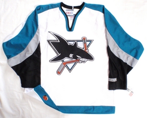 San Jose Sharks semi-pro hockey jersey