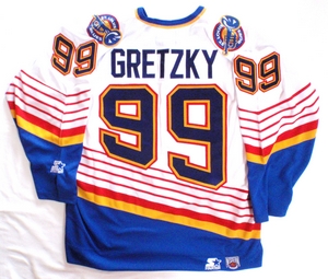 St. Louis Blues semi-pro hockey jersey back