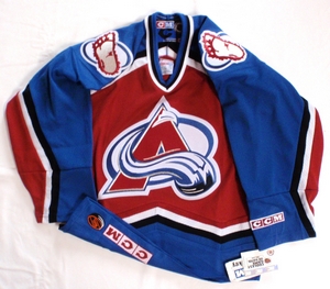 Colorado Avalanche semi-pro youth hockey jersey