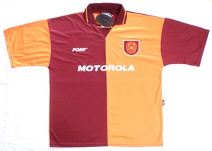 Motherwell FC home soccer jersey