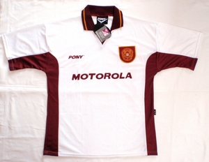 Motherwell FC away soccer jersey