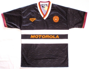 Motherwell FC third soccer jersey