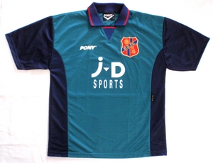 Oldham away soccer jersey