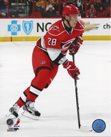 Eric Staal 8X10 Carolina Hurricanes Home Jersey (Shooting