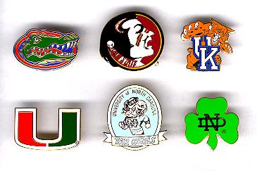 #1 Fan Lapel Pin~Lot of 2~Penn State Nittany Lions~Logo~NCAA Football 