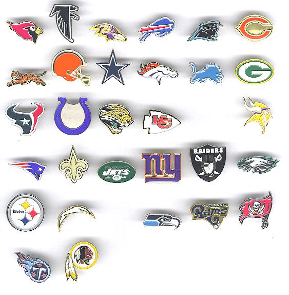 nfl logo pins nfl group