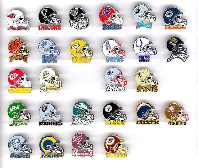 nfl football team names list