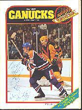 Pub 4460 - April 3, 1981 - Edmonton Oilers vs Vancouver Canucks NHL Program