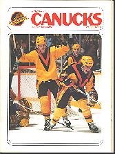 Pub 4461 - April 4, 1982 - Los Angeles Kings vs Vancouver Canucks NHL Program