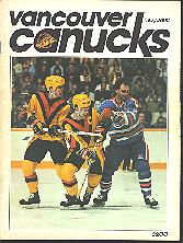 Pub 4465 - Oct. 19, 1983 - Edmonton Oilers vs Vancouver Canucks NHL Program