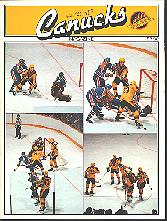 Pub 4468 - Dec. 8, 1984 - Edmonton Oilers vs Vancouver Canucks NHL Program